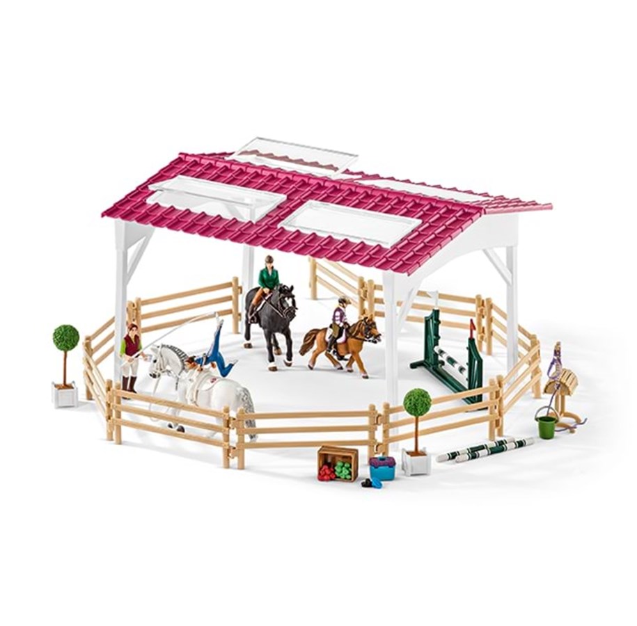 Schleich - Schleich Riding school with riders and horses - 42389
