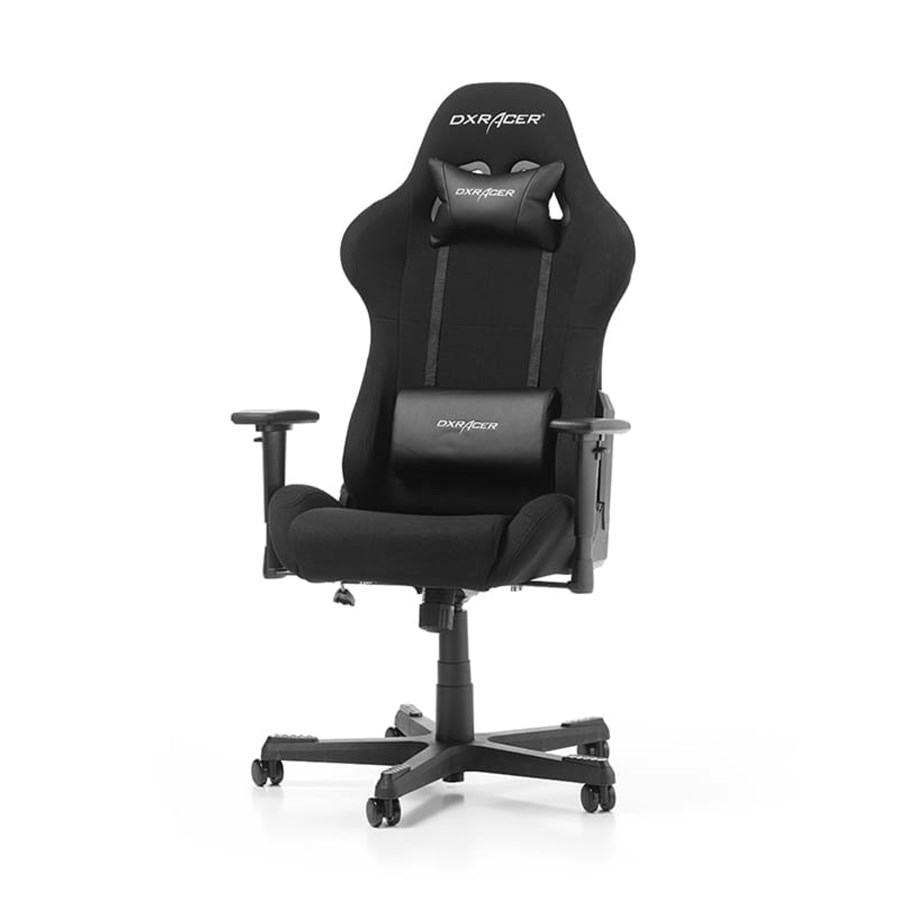 Pelituoli - DXRacer FORMULA F01-N Pelituoli - Musta - Kangas - Jopa 100 kg - GC-F01-N-G1