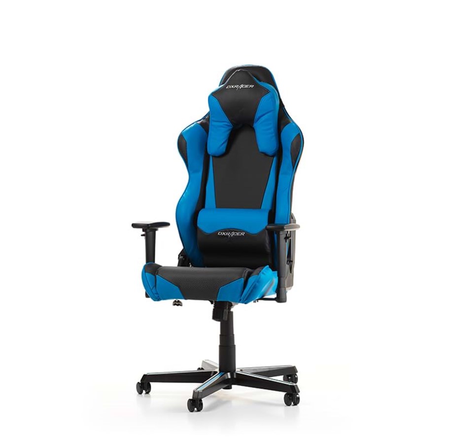 Pelituoli - DXRacer RACING SHIELD R1-NB Pelituoli - Musta / Sininen - Lasikuituvahvistettu muovi - Jopa 100 kg - GC-R1-NB-M2