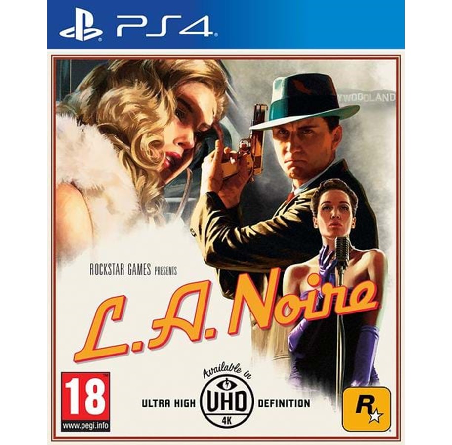 Pelit - L.A. Noire - Sony PlayStation 4 - Toiminta - 5026555423748