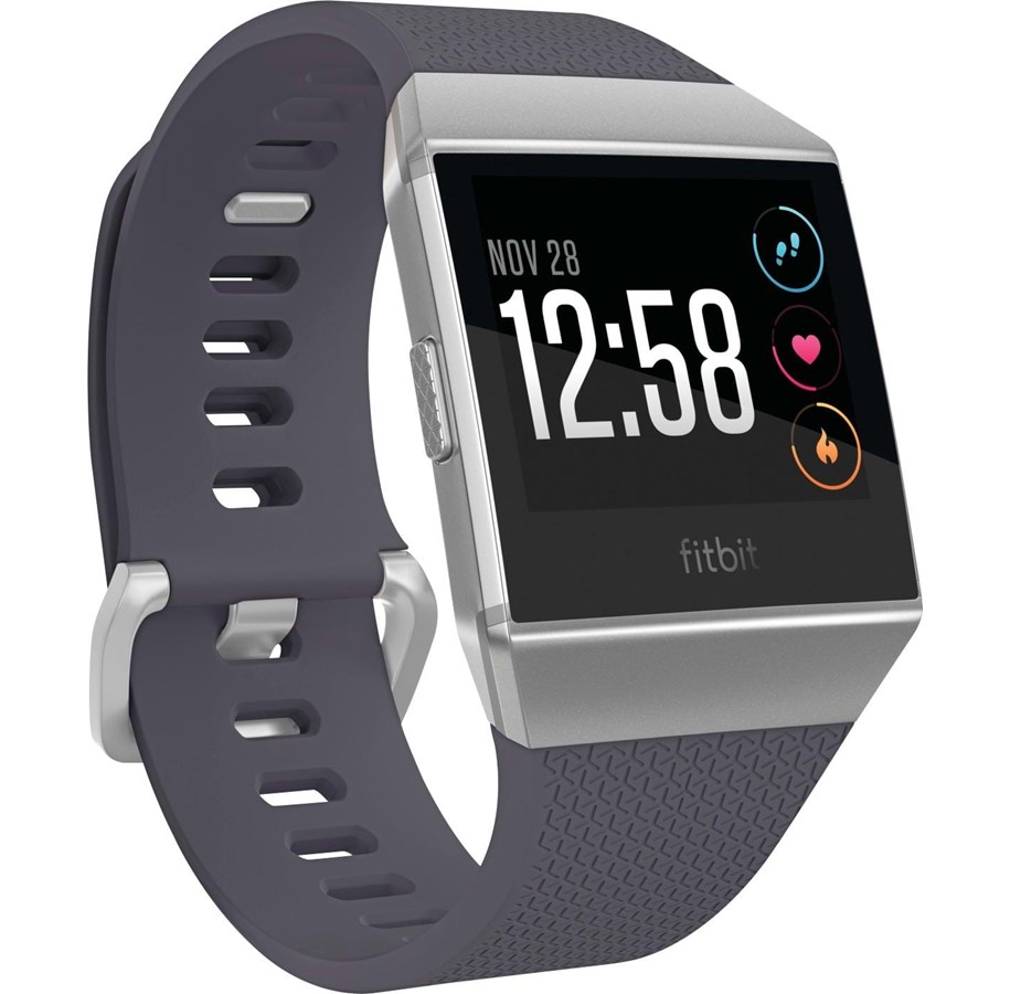 Älykellot, Urheilukellot & Aktiivisuusrannekkeet - Fitbit Ionic - Blue Gray/Silver Gray - FB503WTGY