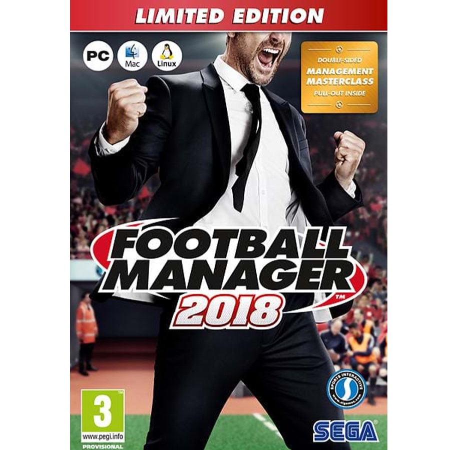 Pelit - Football Manager 2018: Limited Edition - macOS - Urheilu - 5055277030231