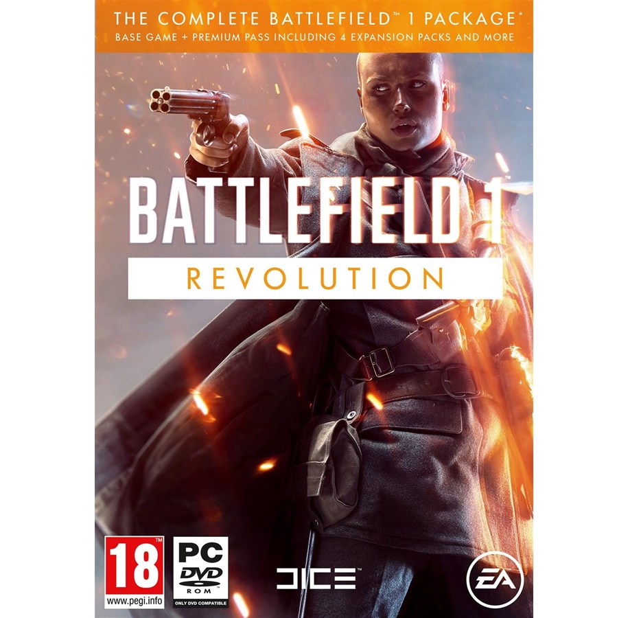 Pelit - Battlefield 1: Revolution Edition (Code in a Box) - Windows - FPS - 5035223122425