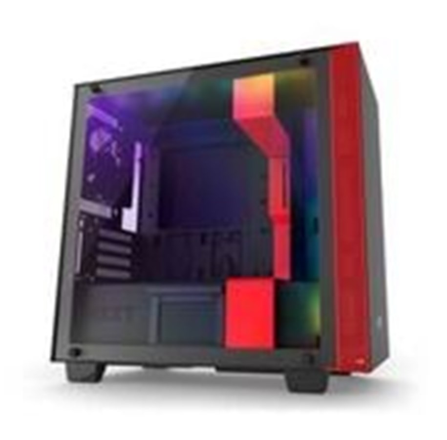 Kotelot - NZXT H400i Matte Black/Red - Kotelot - Miditower - Musta - CA-H400W-BR