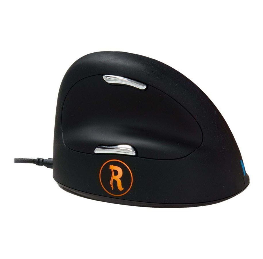 Hiiret - R-Go Tools R-Go HE Break m - Ergonominen hiiri - 4 painiketta - Musta - RGOBRHESMR