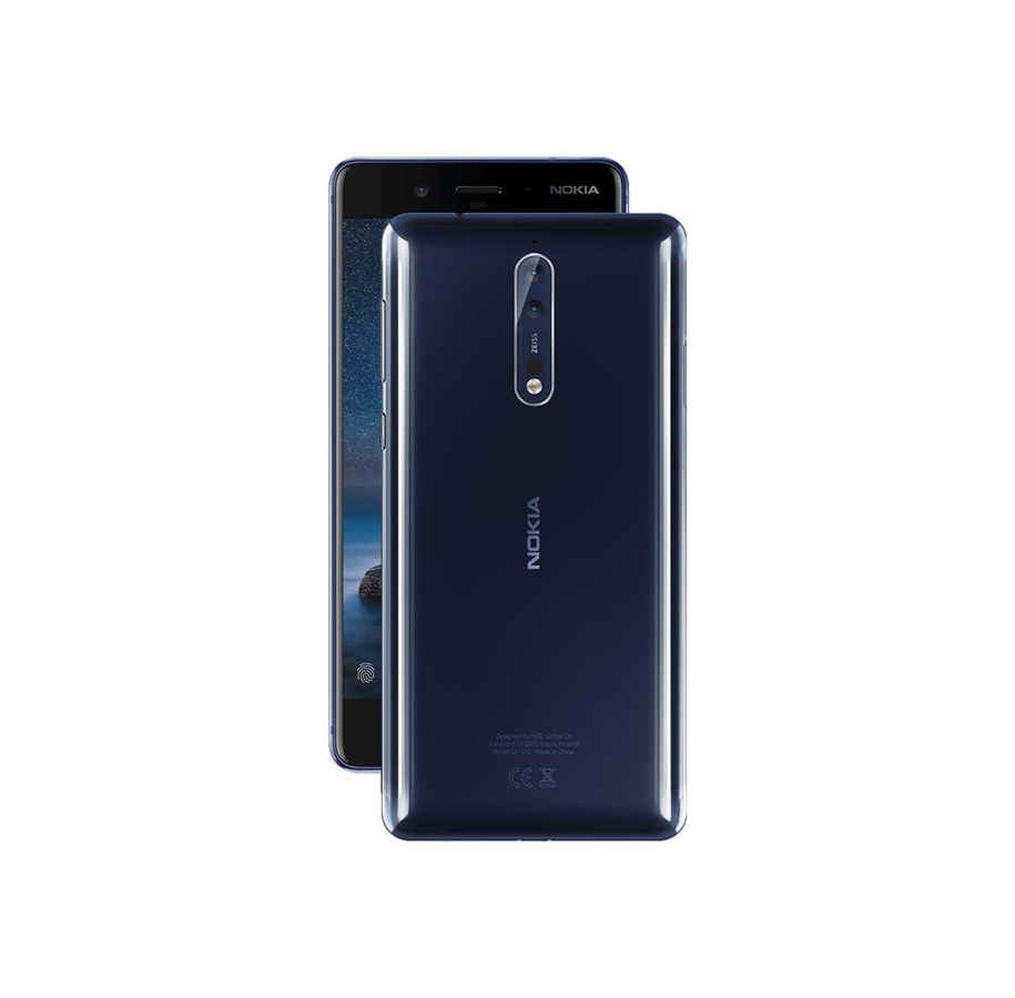 Puhelimet - Nokia 8 128GB - Polished Blue - 11NB1L01A25