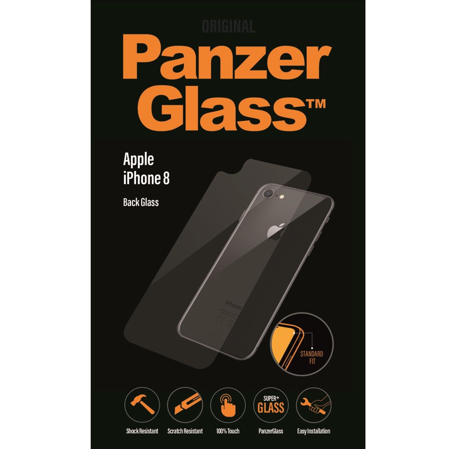 Puhelintarvikkeet - Näytönsuojat - PanzerGlass Apple iPhone 8 Back Surface Protector - PANZER2629
