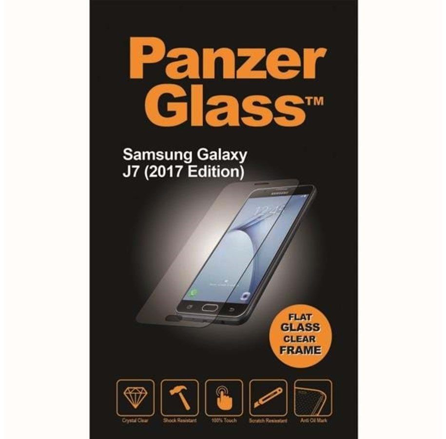 Puhelintarvikkeet - Näytönsuojat - PanzerGlass Samsung Galaxy J7 (2017) - Clear - PANZER7128