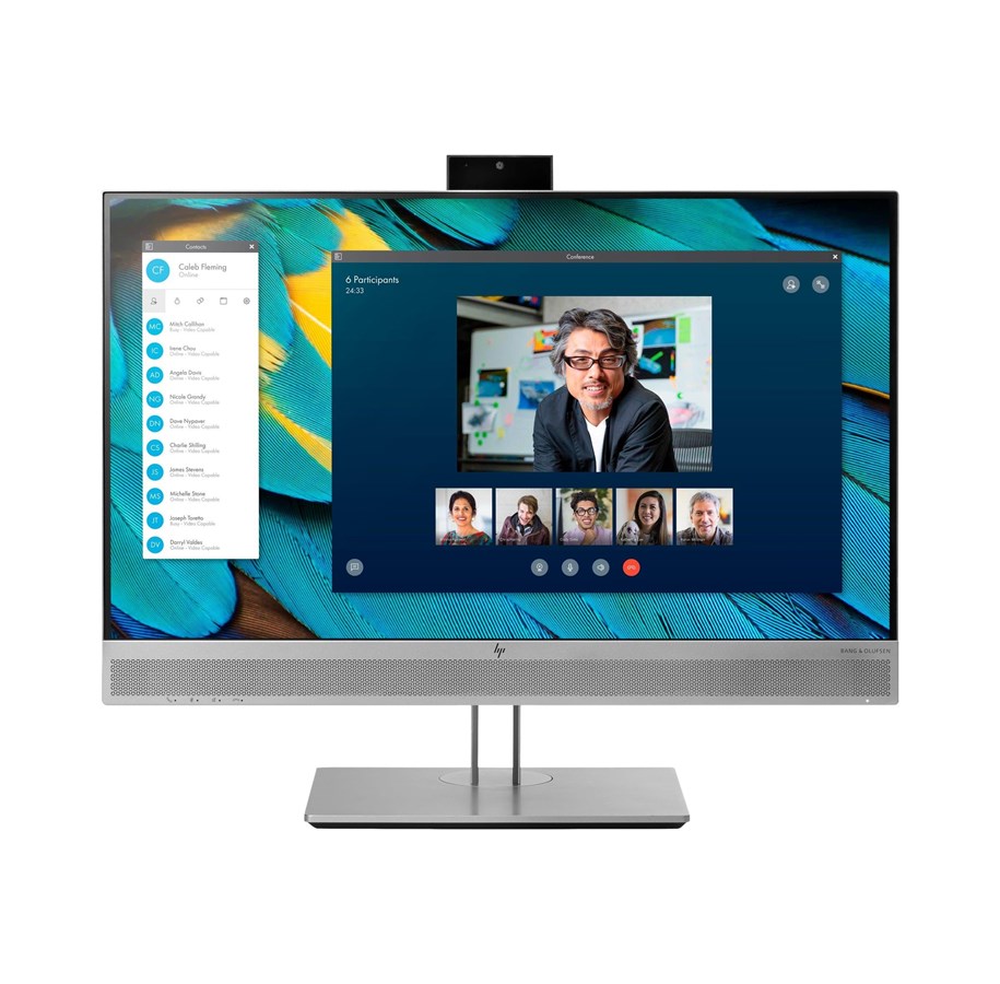 Näyttö - HP EliteDisplay E243m - 1920x1080 - IPS - Web-kamera - USB HUB - Kaiuttimet - 1FH48AA#ABB
