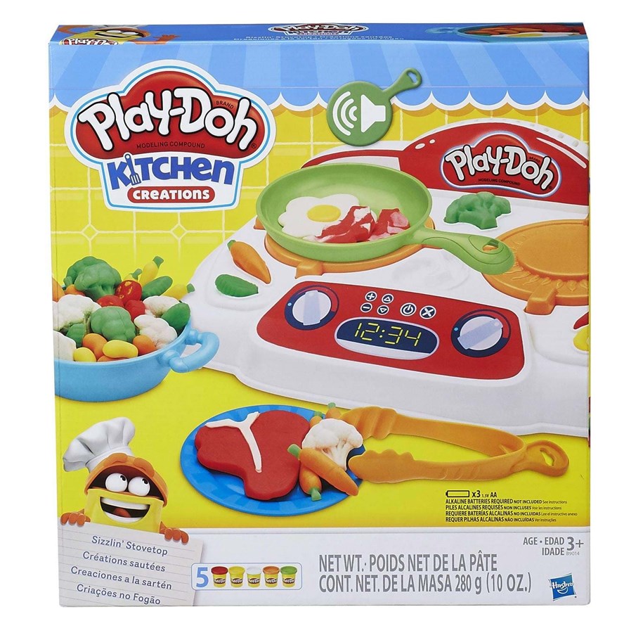 Rakennussarjat - Hasbro Play-Doh Sizzlin- Stovetop - B9014EU40