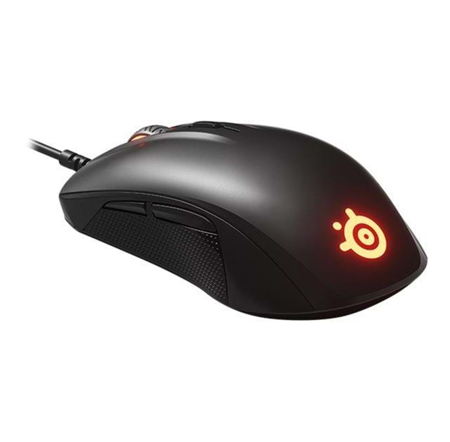Hiiret - SteelSeries Rival 110 - Pelihiiri - Optinen - 6 painiketta - Musta RGB-valolla - 62466