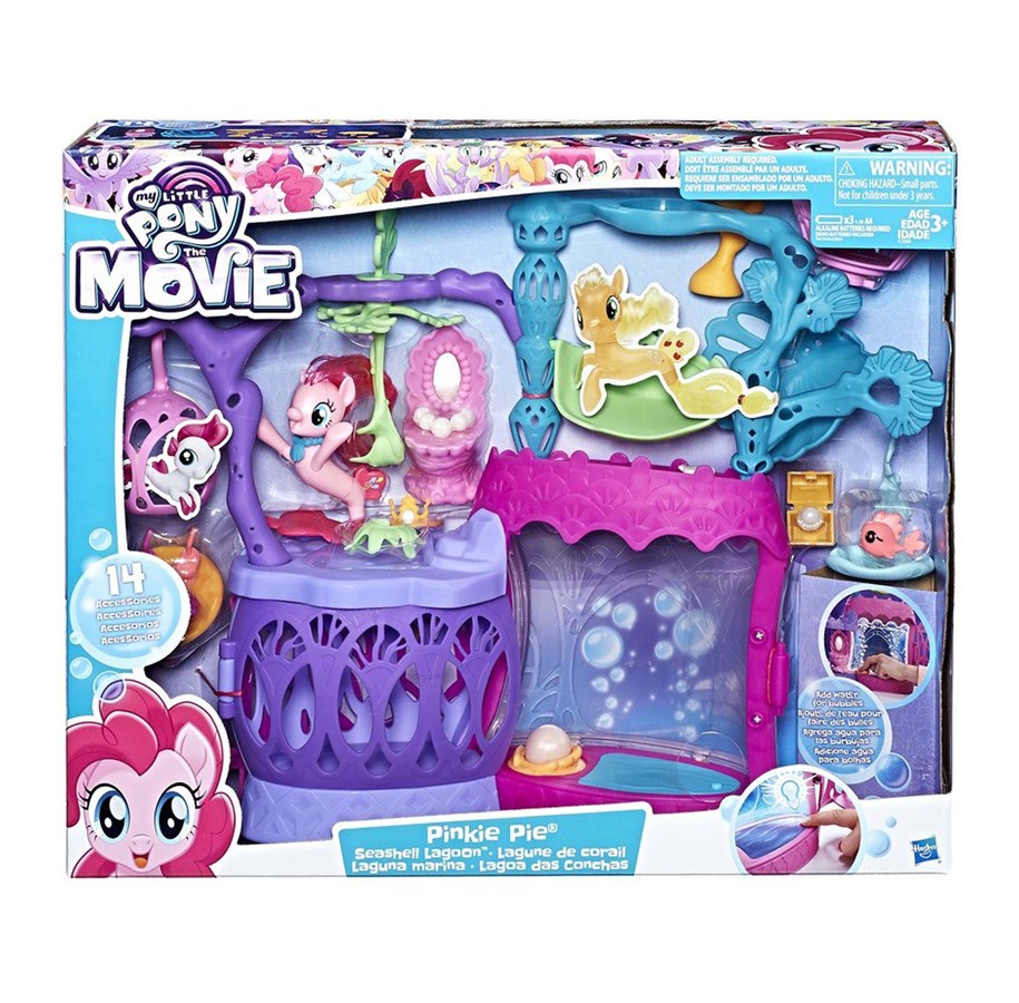 Nuket, pehmolelut ja oheistarvikkeet - Hasbro My Little Pony Seashell Lagune - Pinkie Pie - C1058EU40