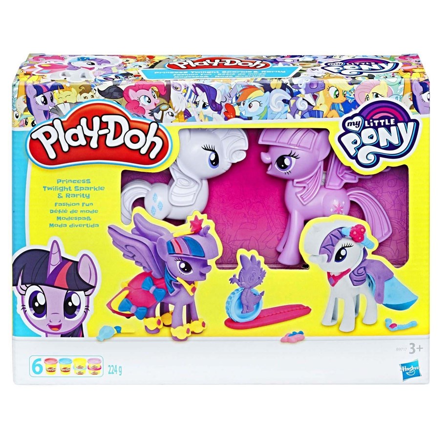 Rakennussarjat - Hasbro Play-Doh My Little Pony Pinkie Pie Cupcake Party - B9717EU40