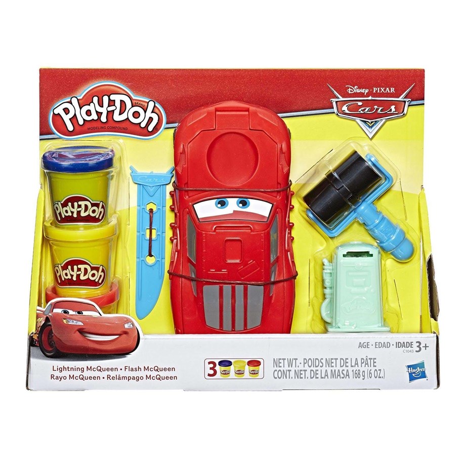 Rakennussarjat - Hasbro Play-Doh Disney Cars 3 Lightning McQueen - C1043EU4