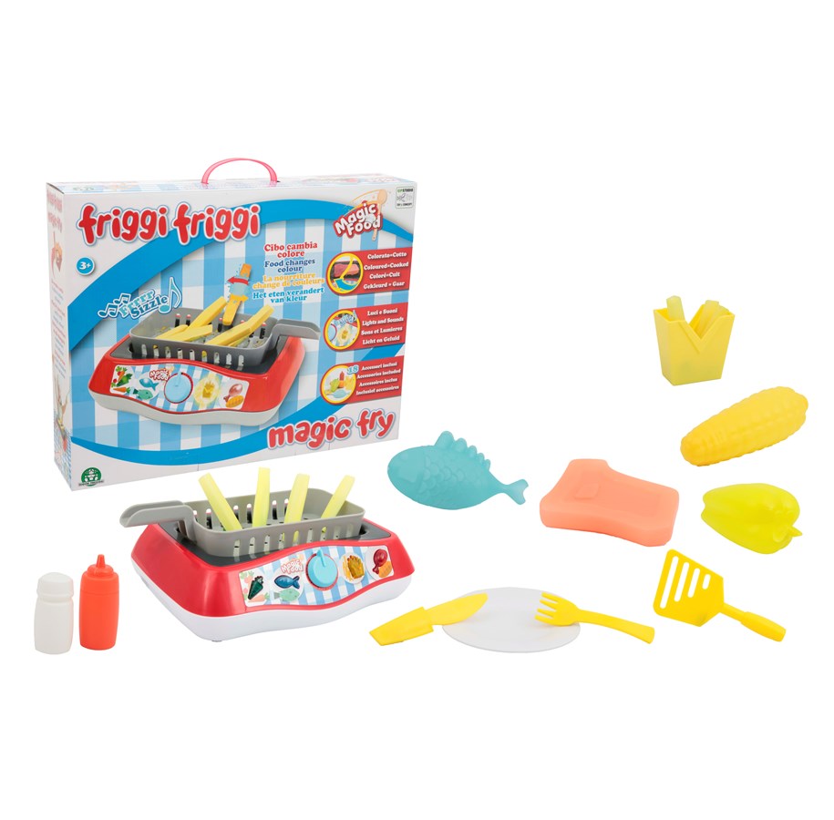 Leikkikeittiöt ja tarvikkeet - Magic Food Magic Fry - 400241