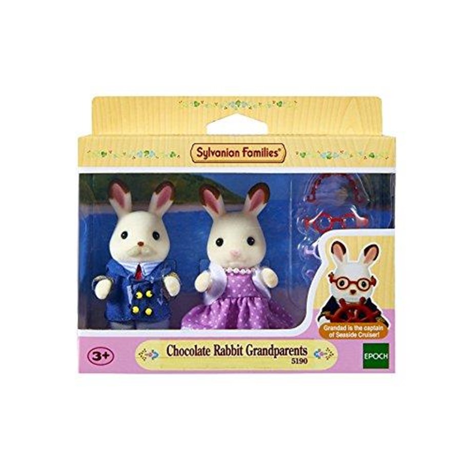 Nuket, pehmolelut ja oheistarvikkeet - Sylvanian Families Chocolate Rabbit Grandparents - 5190