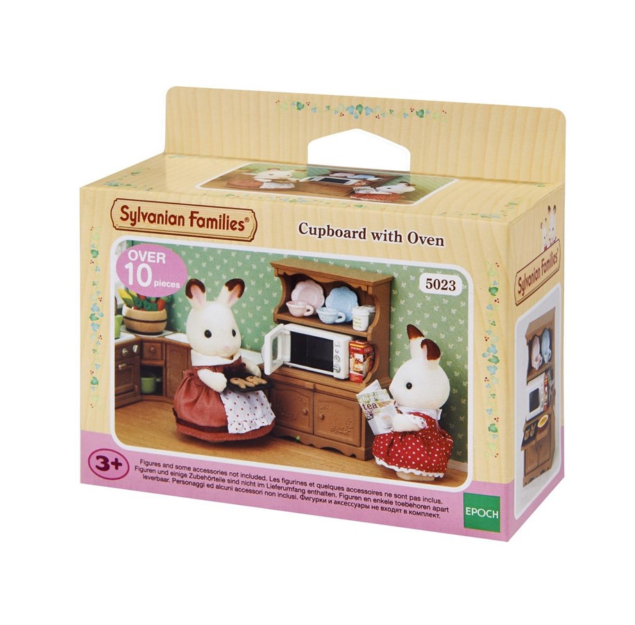 Nuket, pehmolelut ja oheistarvikkeet - Sylvanian Families Cupboard with Oven - 5023