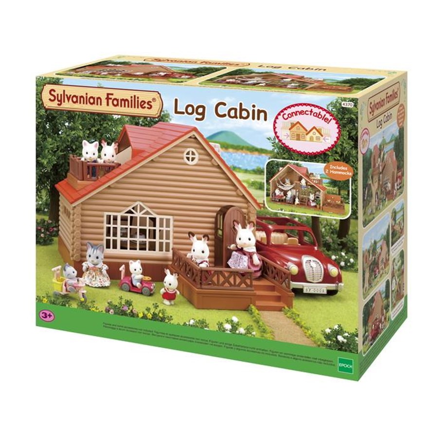 Nuket, pehmolelut ja oheistarvikkeet - Sylvanian Families Log Cabin - 4370