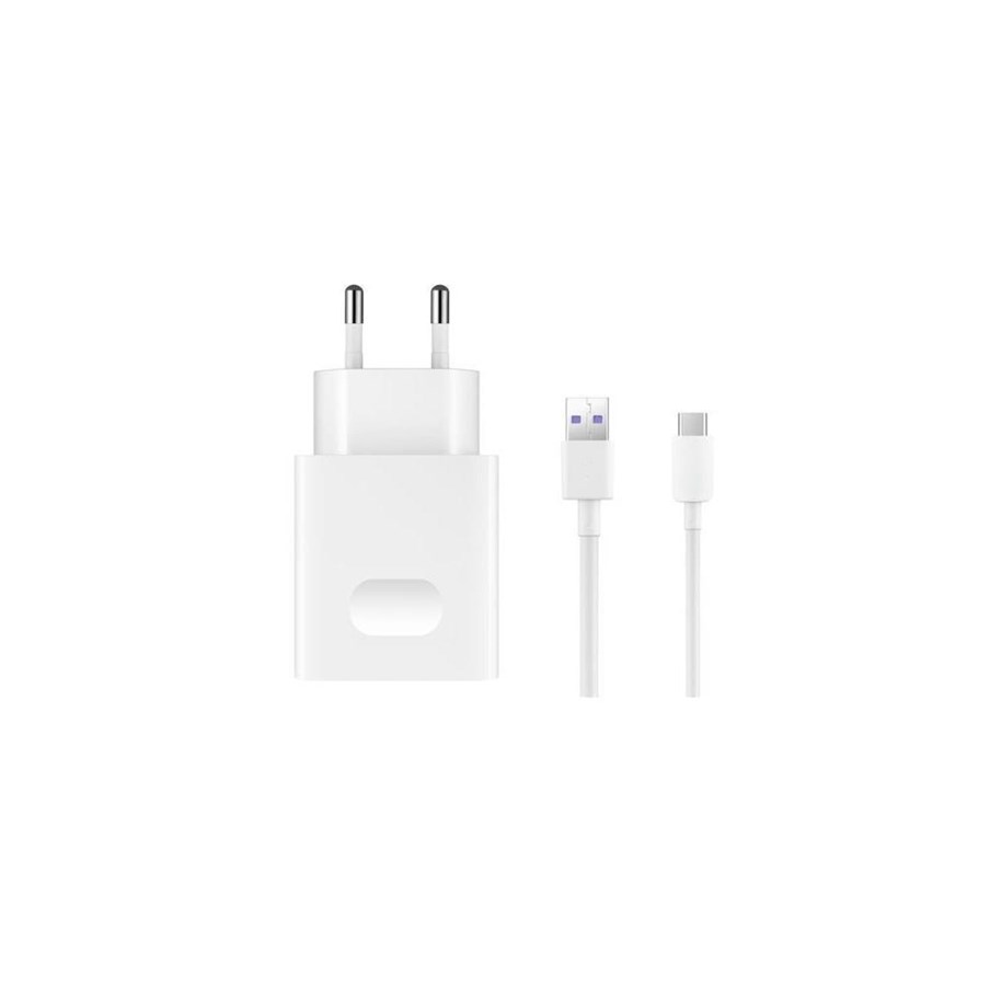 Puhelin - Adapterit & Laturit - Huawei AP81 Super Charger 5A USB-C - Valkoinen - 2452310