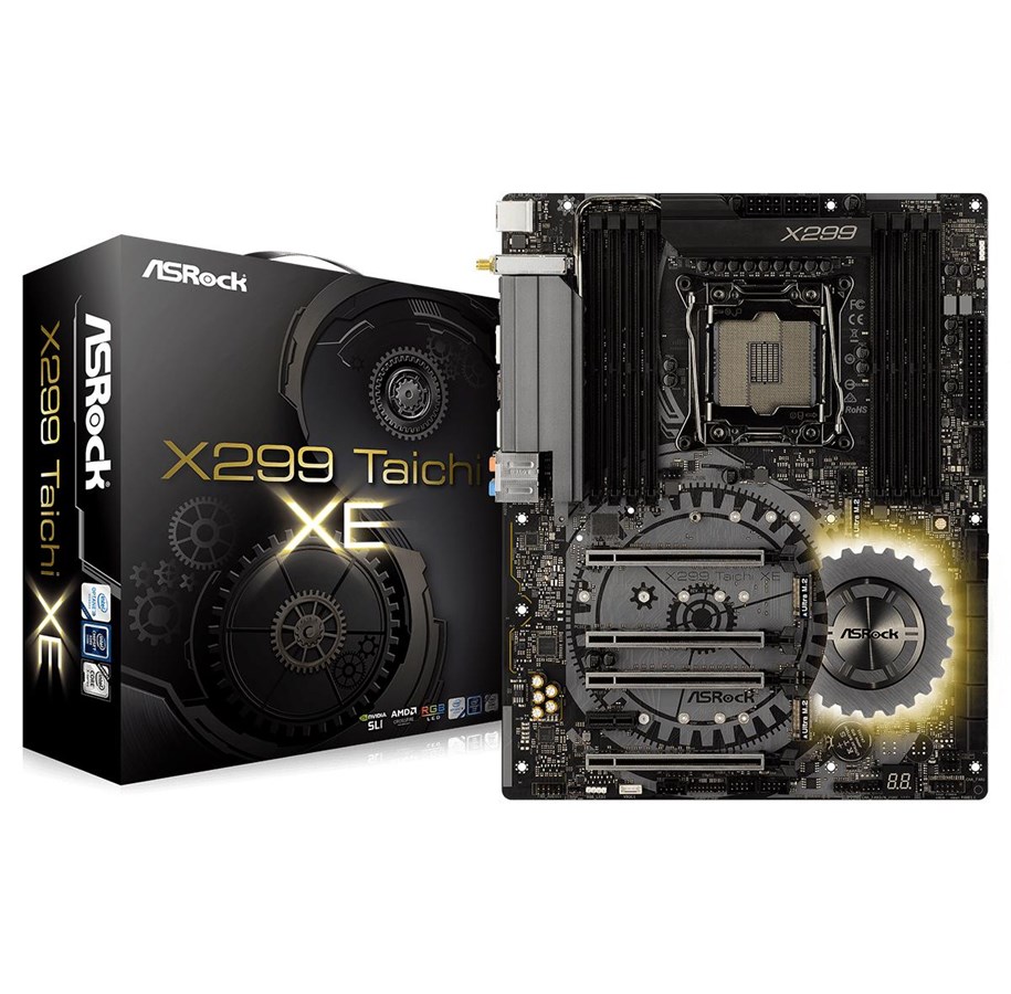 Emolevy - ASRock X299 Taichi XE Emolevy - Intel X299 - Intel LGA2066 socket - DDR4 RAM - ATX - 90-MXB6J0-A0UAYZ