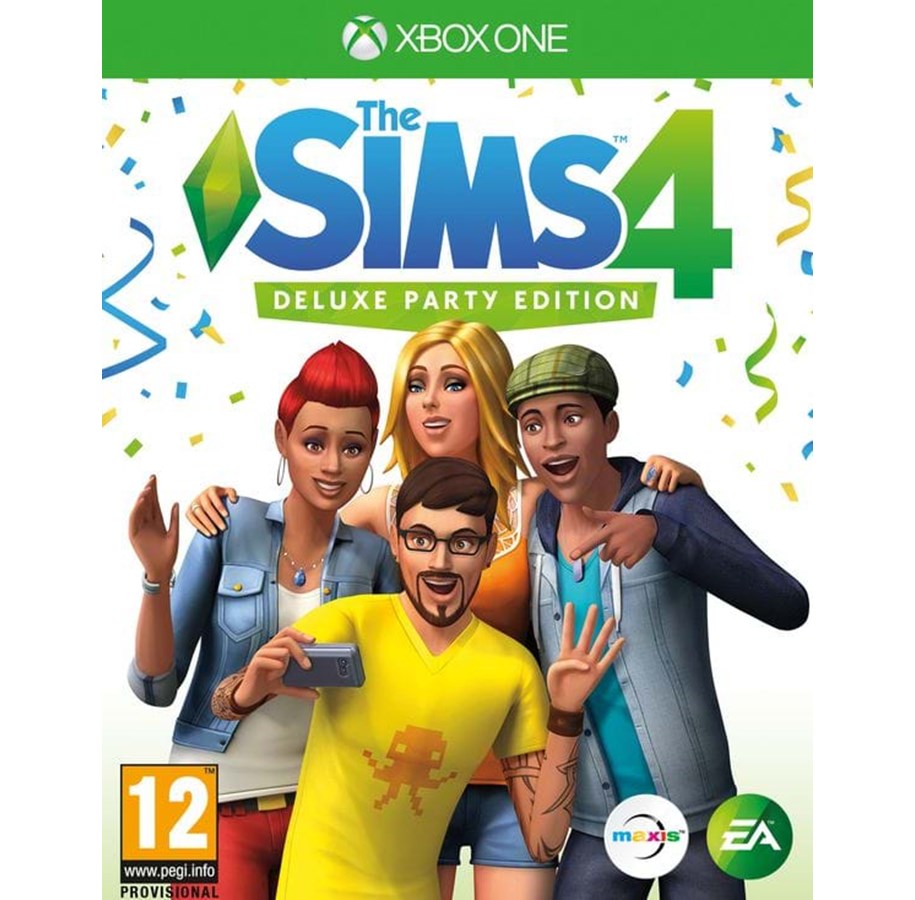 Pelit - The Sims 4: Deluxe Party Edition - Microsoft Xbox One - Virtuaalilelämä - 5030938122654