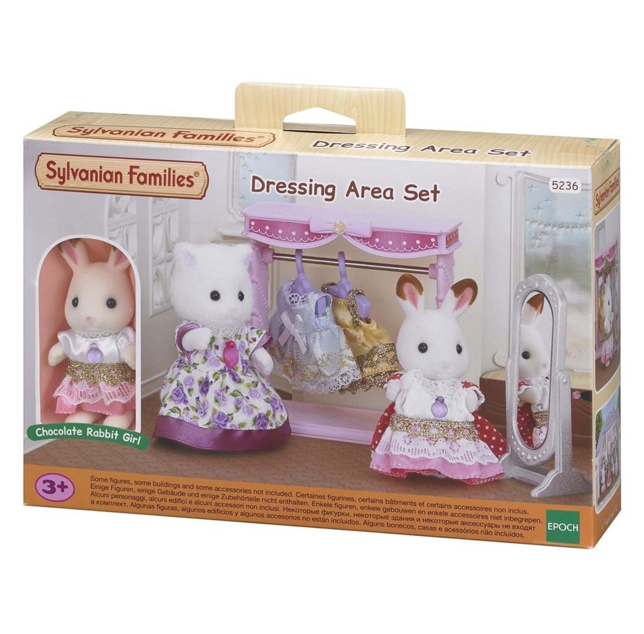 Nuket, pehmolelut ja oheistarvikkeet - Sylvanian Families Dressing Area Set - 5236