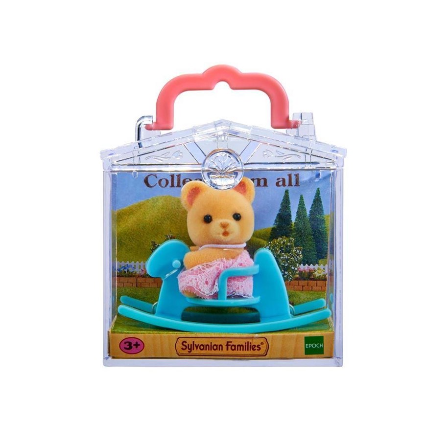 Nuket, pehmolelut ja oheistarvikkeet - Sylvanian Families Baby Carry Case (Bear on Rocking Horse) - 5199