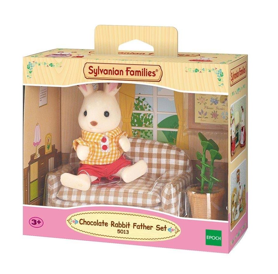 Nuket, pehmolelut ja oheistarvikkeet - Sylvanian Families Chocolate Rabbit Father Set - 5013