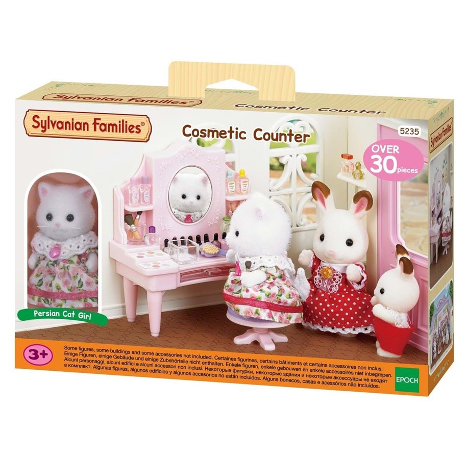 Nuket, pehmolelut ja oheistarvikkeet - Sylvanian Families Cosmetic Counter - 5235
