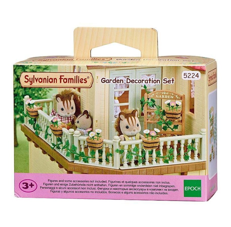 Nuket, pehmolelut ja oheistarvikkeet - Sylvanian Families Garden Decoration Set - 5224