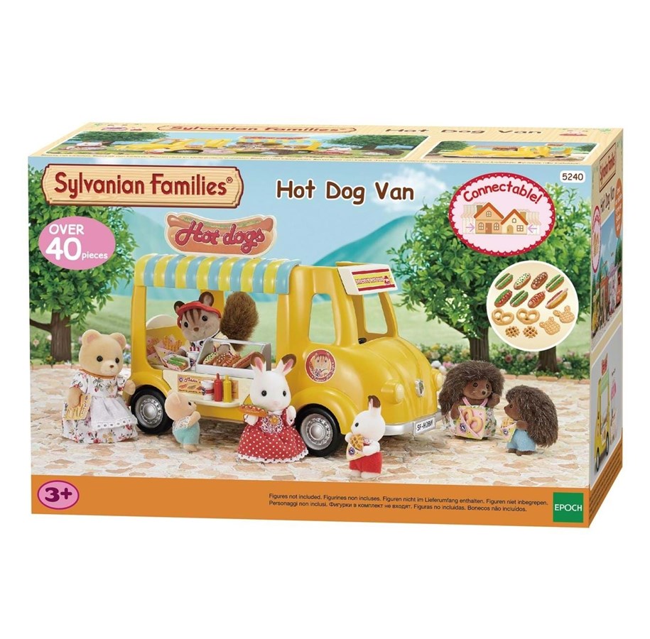 Nuket, pehmolelut ja oheistarvikkeet - Sylvanian Families Hot Dog Van - 5240