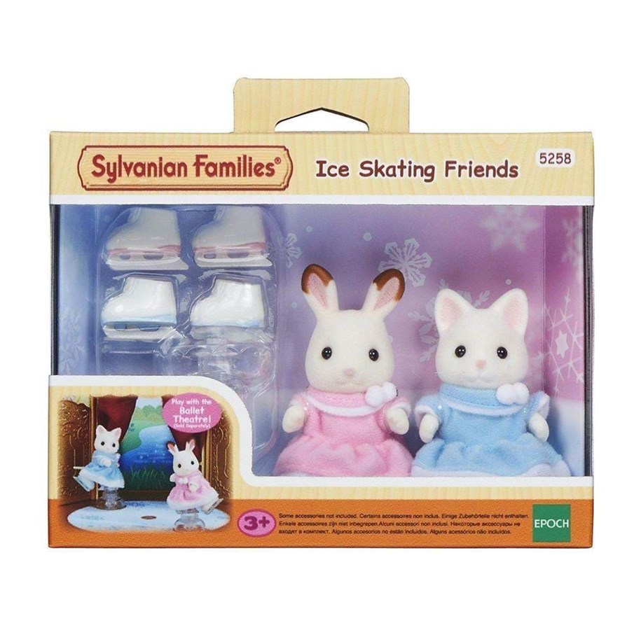 Nuket, pehmolelut ja oheistarvikkeet - Sylvanian Families Ice Skating Friends - 5258