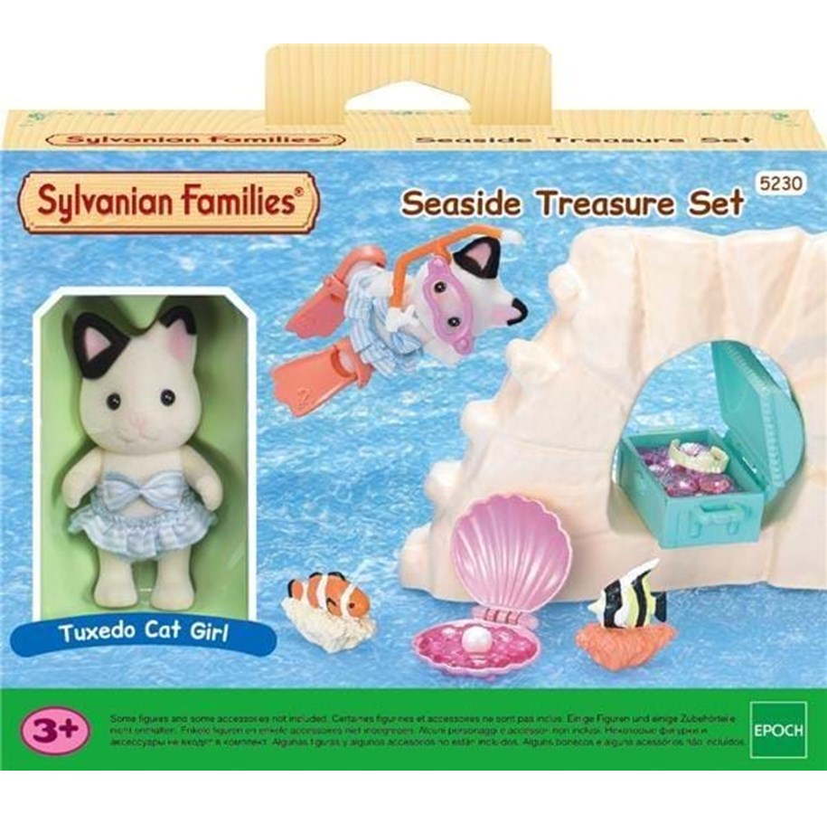 Nuket, pehmolelut ja oheistarvikkeet - Sylvanian Families Seaside Treasure Set - 5230
