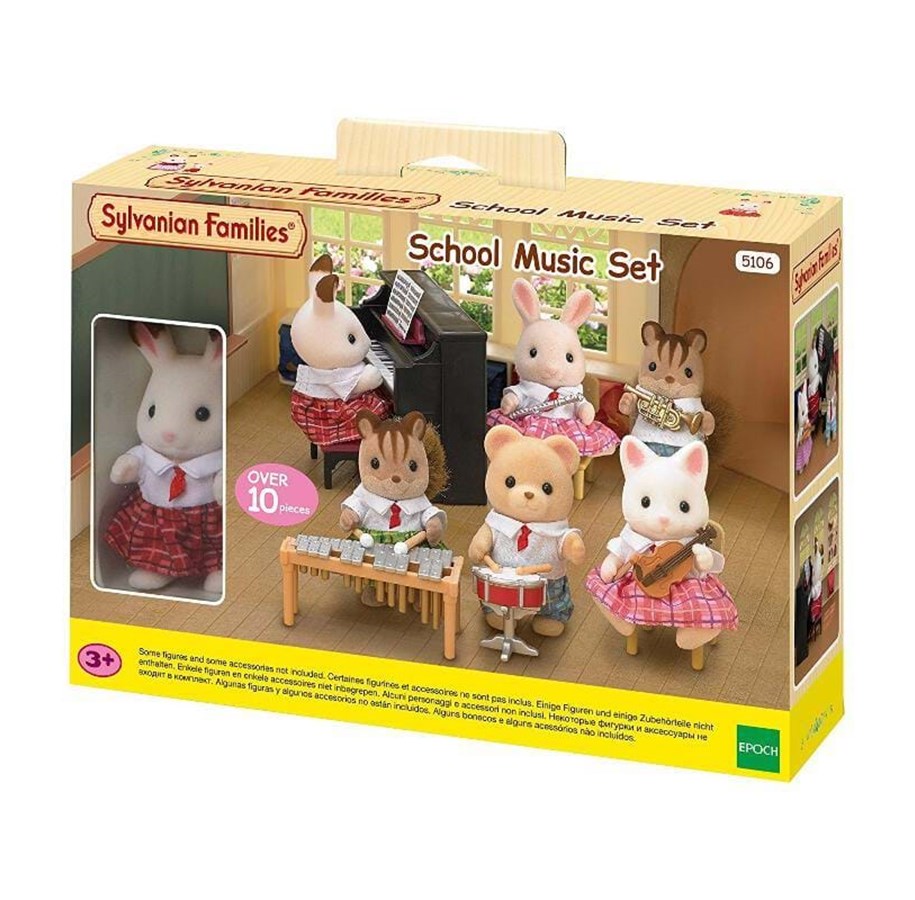 Nuket, pehmolelut ja oheistarvikkeet - Sylvanian Families School Music Set - 5106
