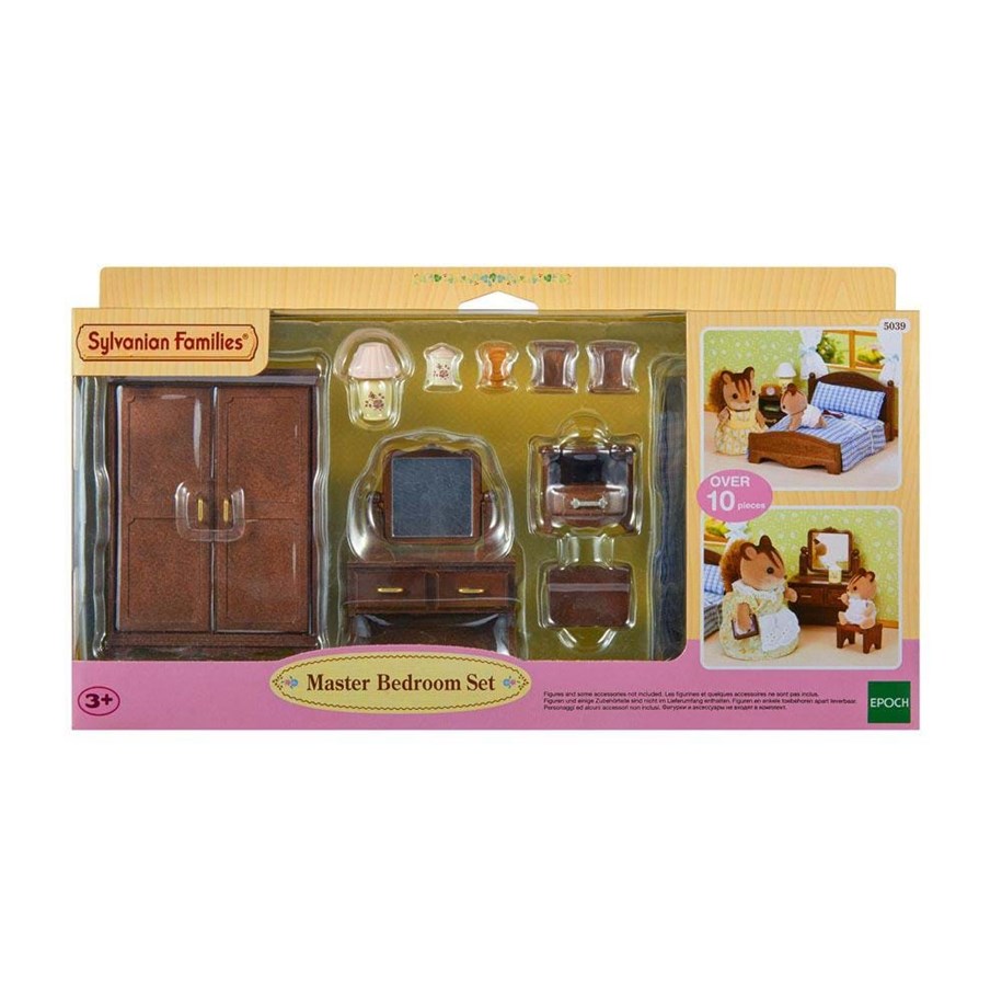 Nuket, pehmolelut ja oheistarvikkeet - Sylvanian Families Master Bedroom Set - 5039