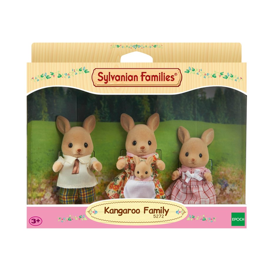 Nuket, pehmolelut ja oheistarvikkeet - Sylvanian Families Kenguruperhe - 5272