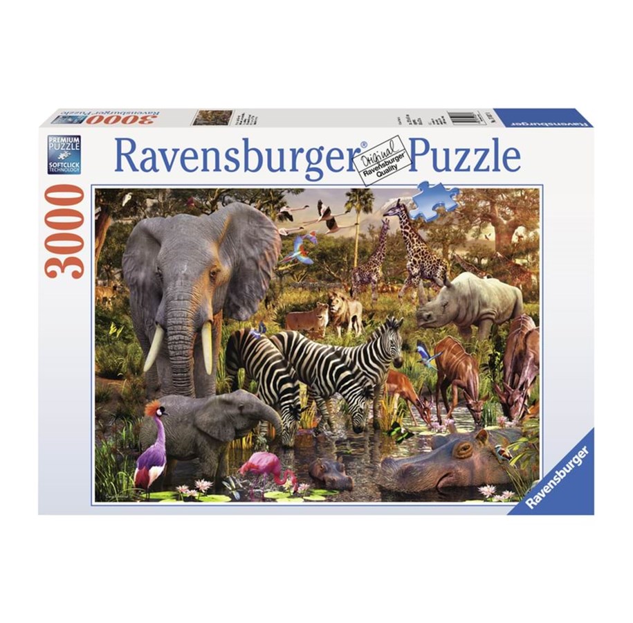 Palapelit - Ravensburger African Eläimet - 3000p - 170371
