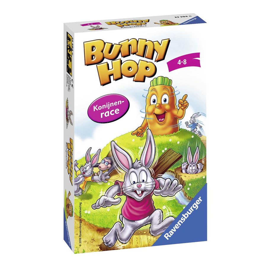Lautapelit - Ravensburger Bunny Hop Rabbits race (NL) - 233946