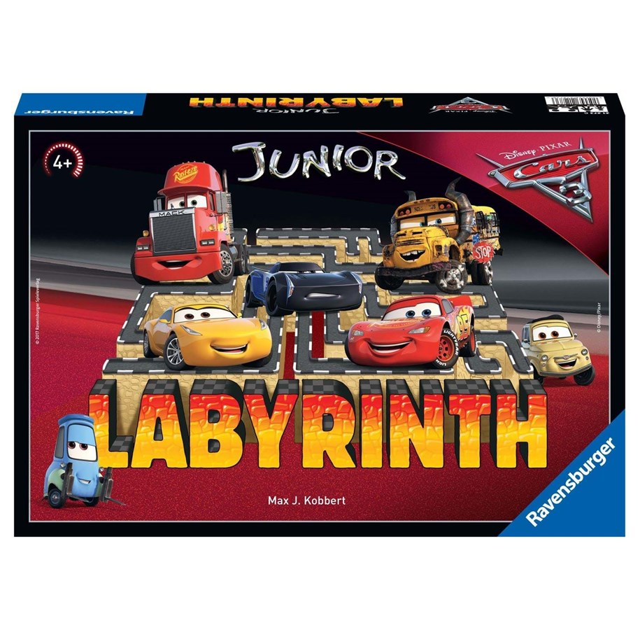 Lautapelit - Ravensburger Disney Cars 3 Junior Labyrinth - 212736