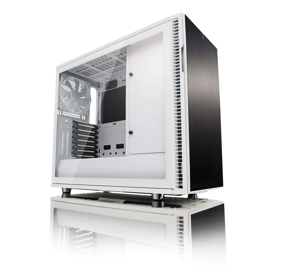 Kotelot - Fractal Design Define R6 TG - White - Kotelot - Miditower - Valkoinen - FD-CA-DEF-R6-WT-TG