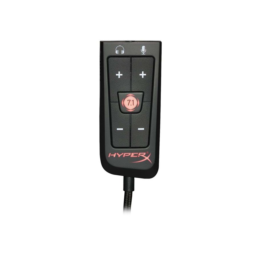 Äänikortit - Kingston HyperX Cloud Virtual 7.1 Surround Sound USB Sound Card - HX-USCCPSS-BK