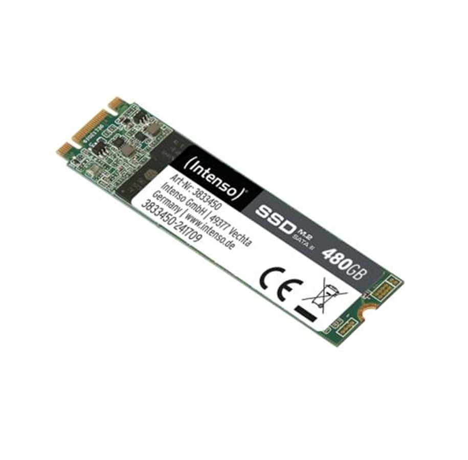 SSD 2 - Intenso SSD M.2 2280 SATA III Korkean suorituskyvyn - 480GB - 3833450