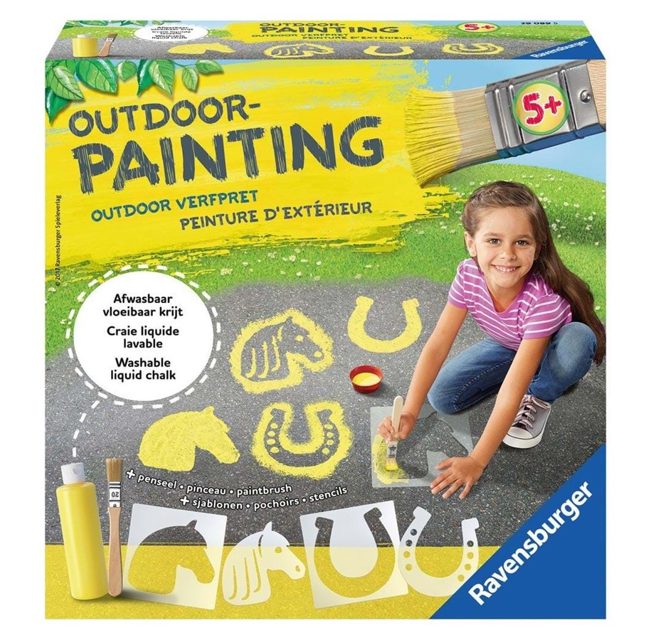 Luovat leikit - Ravensburger Outdoor Painting - Horses - 290932