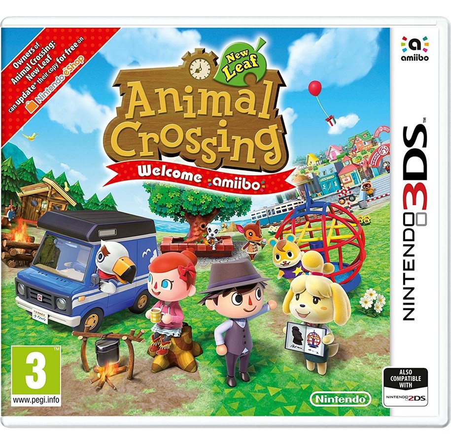 Pelit - Animal Crossing: New Leaf - Tervetuloa Amiiboille - Nintendo 3DS - Toiminta - 0045496474423