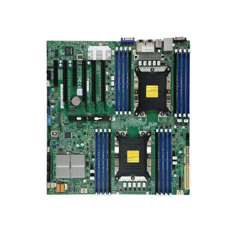 Emolevy - Supermicro X11DPI-N Emolevy - Intel C621 - Intel Socket P socket - DDR4 RAM - Extended ATX - MBD-X11DPI-N-O