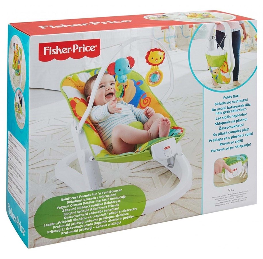 Vauva- ja taaperolelut - Fisher-Price Rainforest Friends Fun n Fold - CMR20