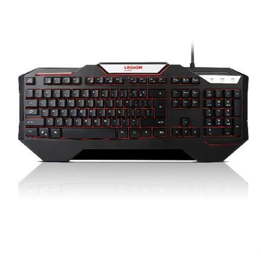 Näppäimistöt - Lenovo Legion K200 - Näppäimistö - Pohjoismainen - Musta - GX30P98213