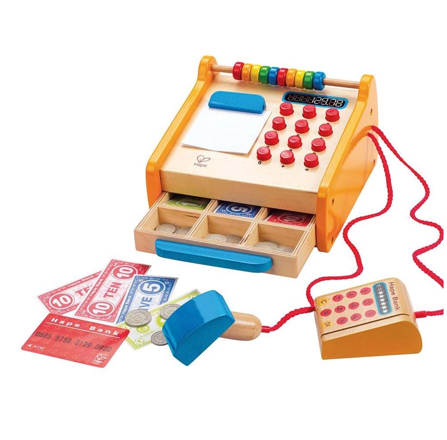 Puulelut - Hape Puinen kassakone - 5669