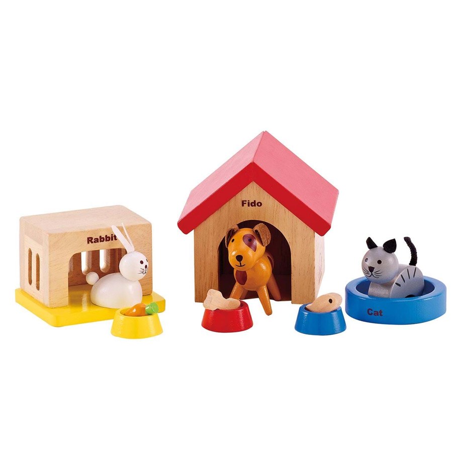 Puulelut - Hape Dolls House Pets - 5683