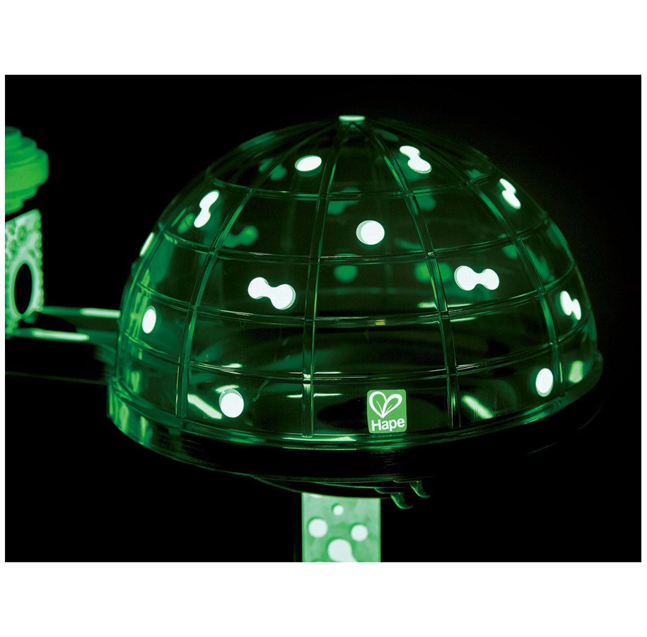 Puulelut - Hape Quadrilla Wooden Marble Court-Glow in the Dark spa - E6017